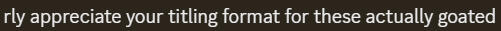 Formatting Formatting